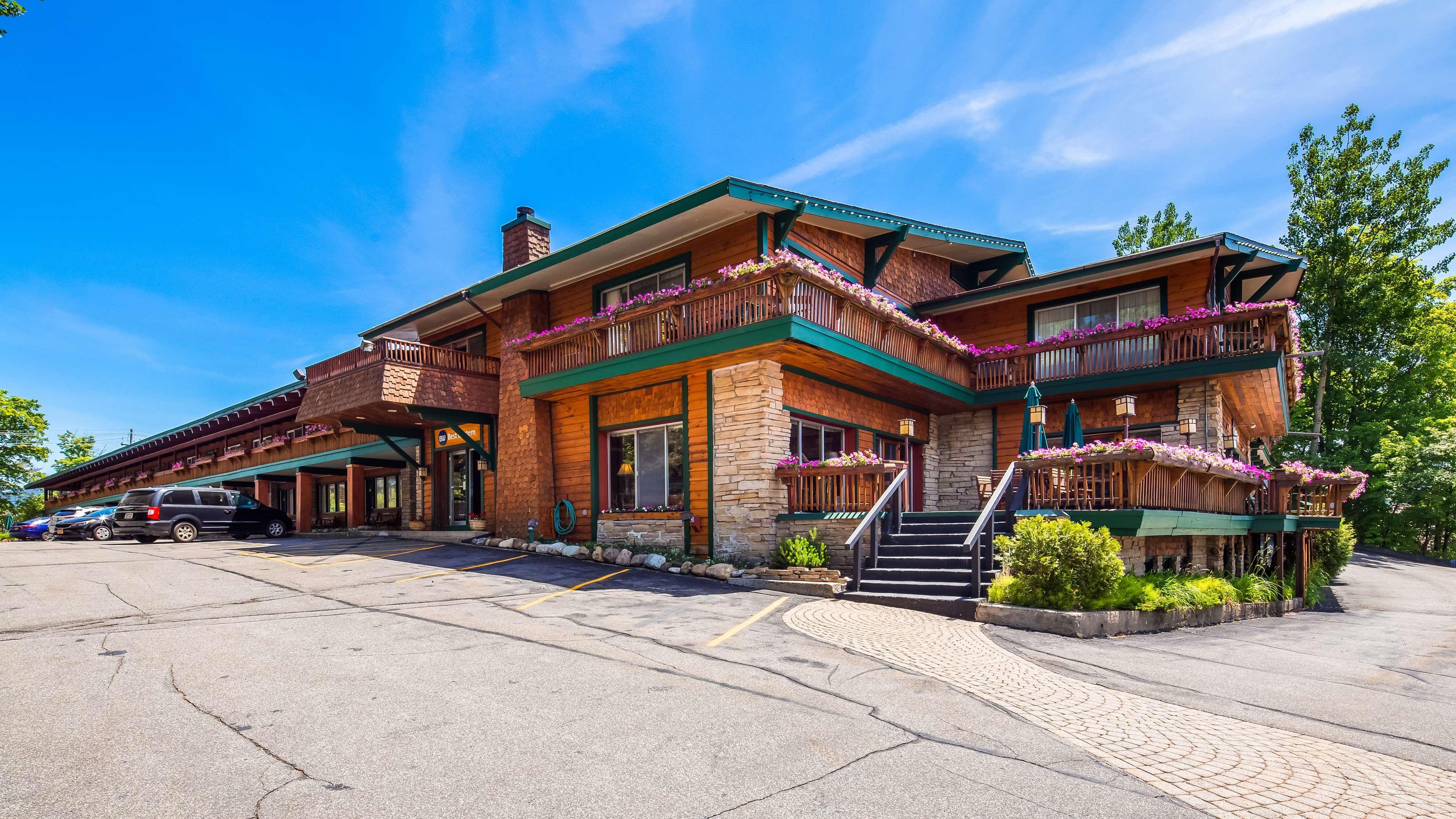 לייק פלאסיד Best Western Adirondack Inn מראה חיצוני תמונה