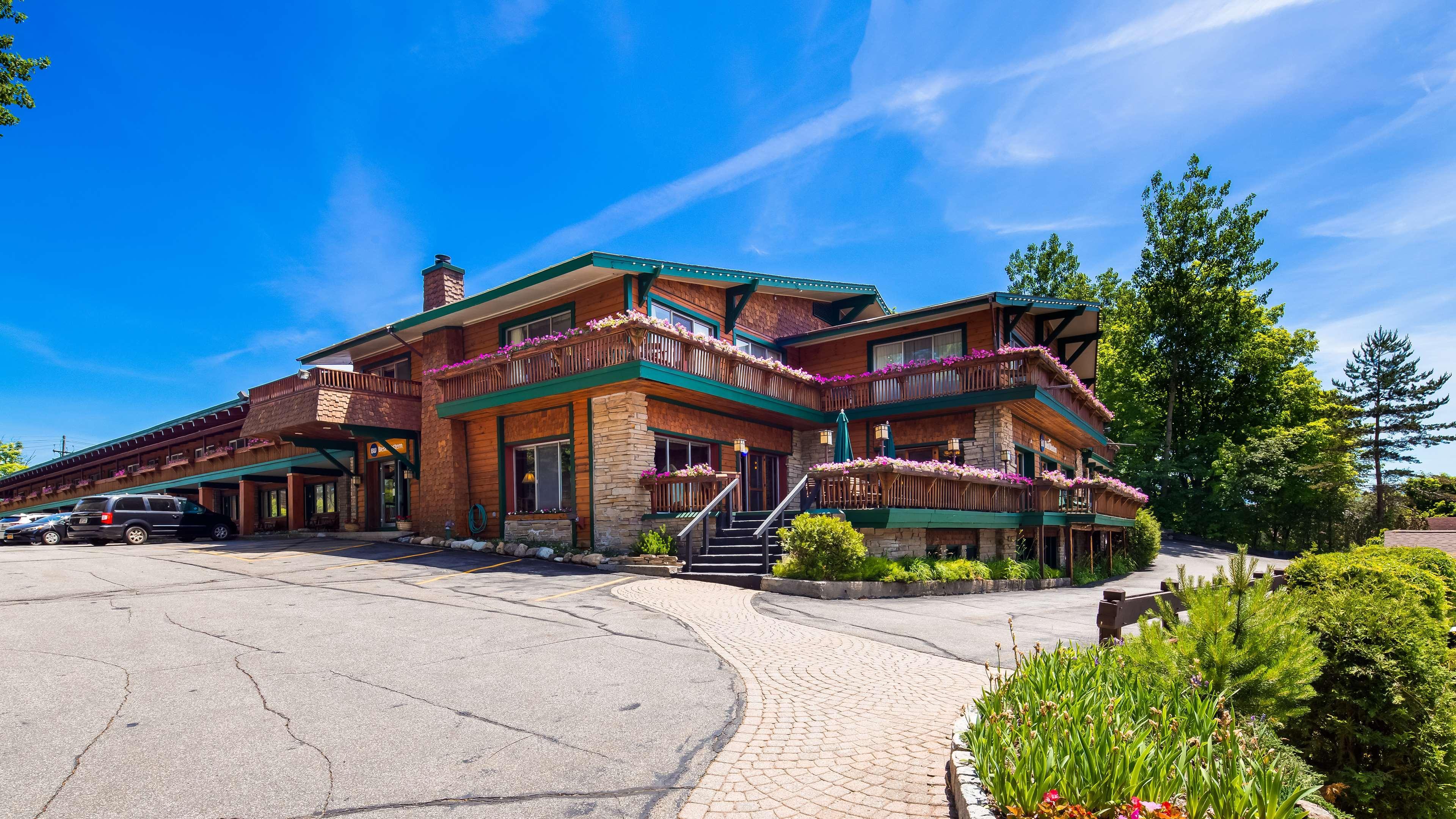 לייק פלאסיד Best Western Adirondack Inn מראה חיצוני תמונה