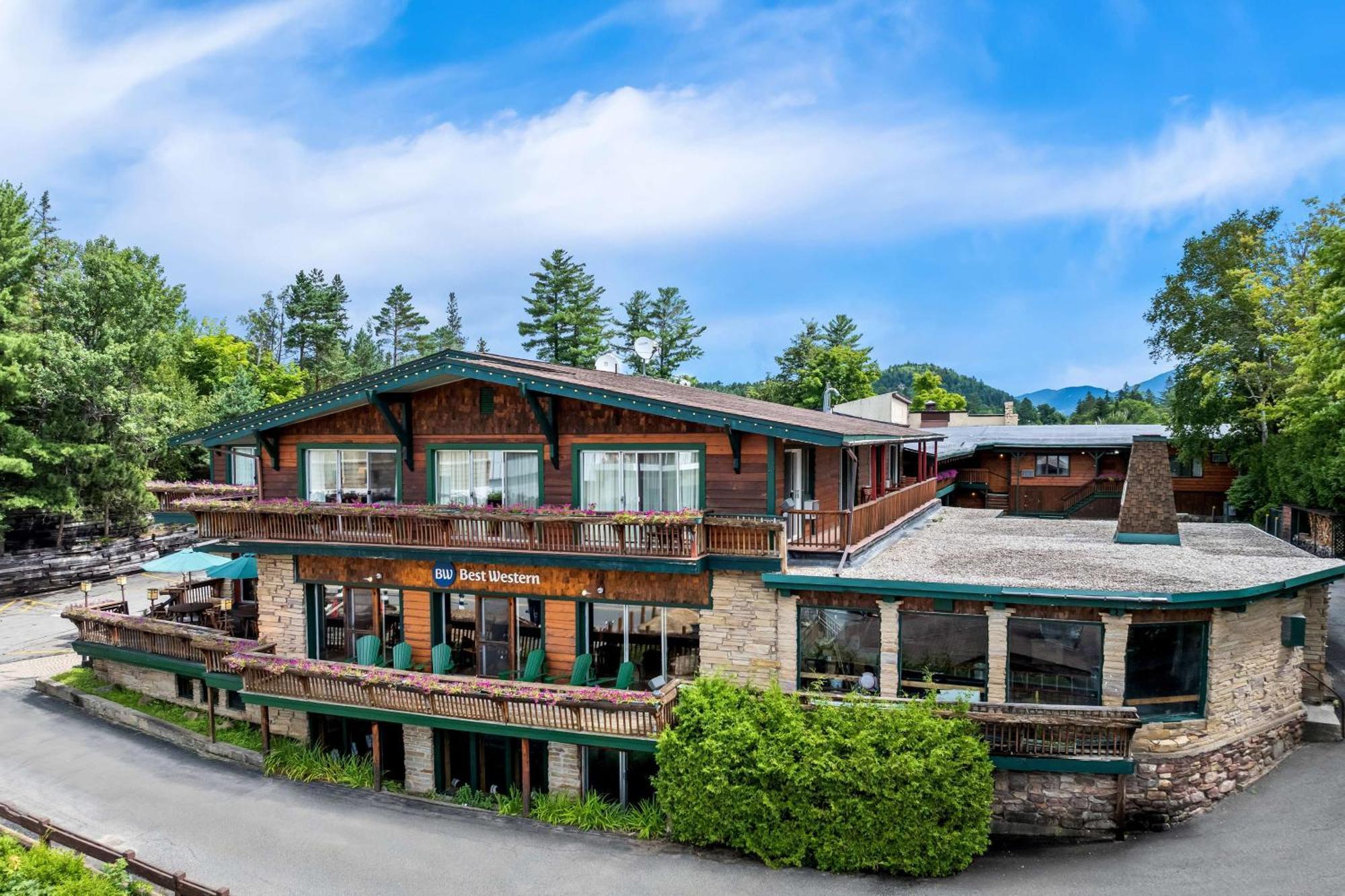 לייק פלאסיד Best Western Adirondack Inn מראה חיצוני תמונה